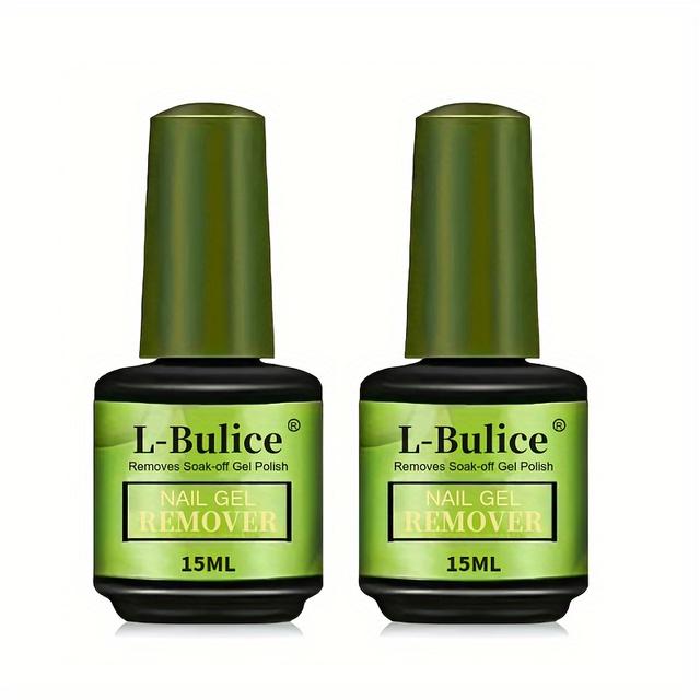 TEMU Manicure 2 Bottles Of Nail Polish Remover, Quickly Gel Nail Polish, For Aluminum Foil And Soaking,
