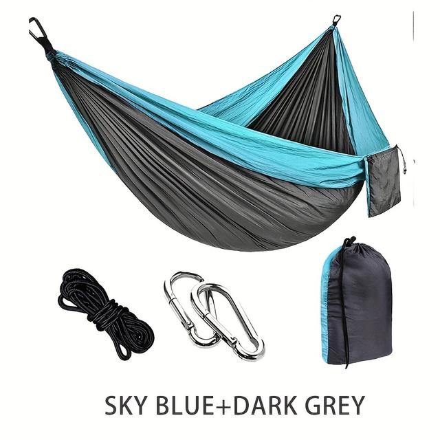 TEMU A Convenient Storage Hammock That Folded, Suitable For Outdoor Leisure. Used For Camping, Picnics, And In The Yard, With Complete Accessories And 4 Styles From.