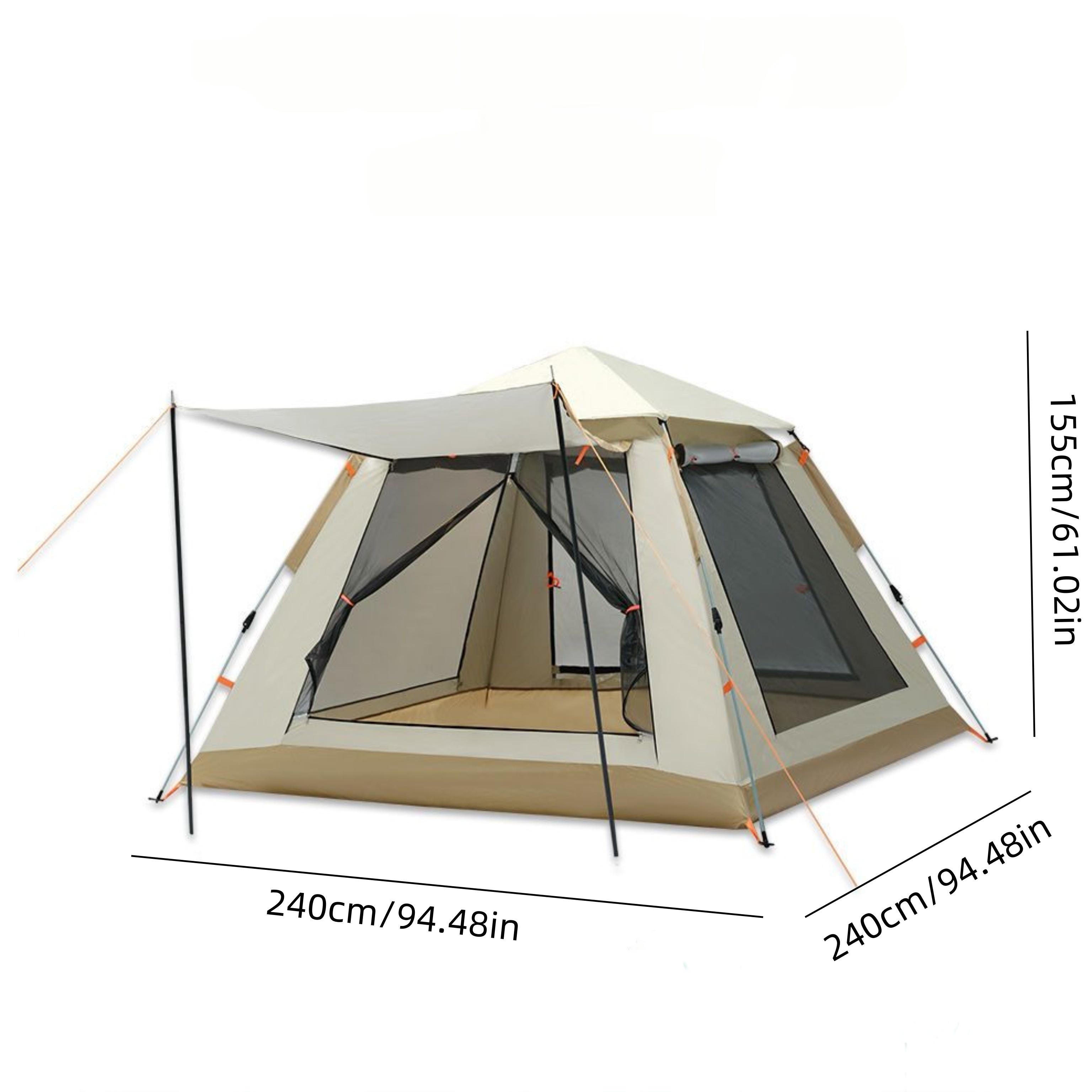 TEMU Four-sided Tent With Canopy, Outdoor Camping, Fully Automatic, Quick-open, Family-style, Portable Tent