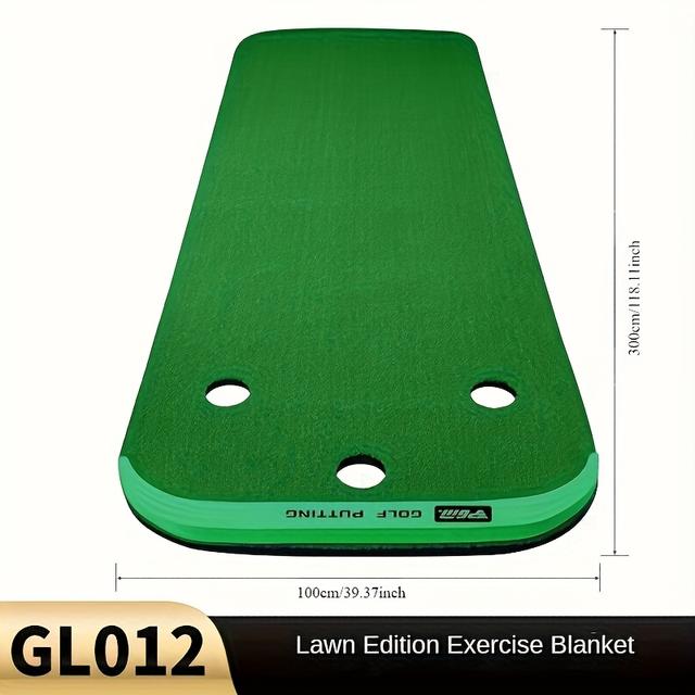 TEMU PGM Indoor Tragbares Putting Green Putter Übungsmatte GL012