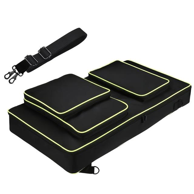 TEMU Shockproof Dj Mixer Carrying Case For Pioneer Ddj-flx10, Ddj-1000srt, Ddj-1000 - Durable Polyester Leatherette Bag
