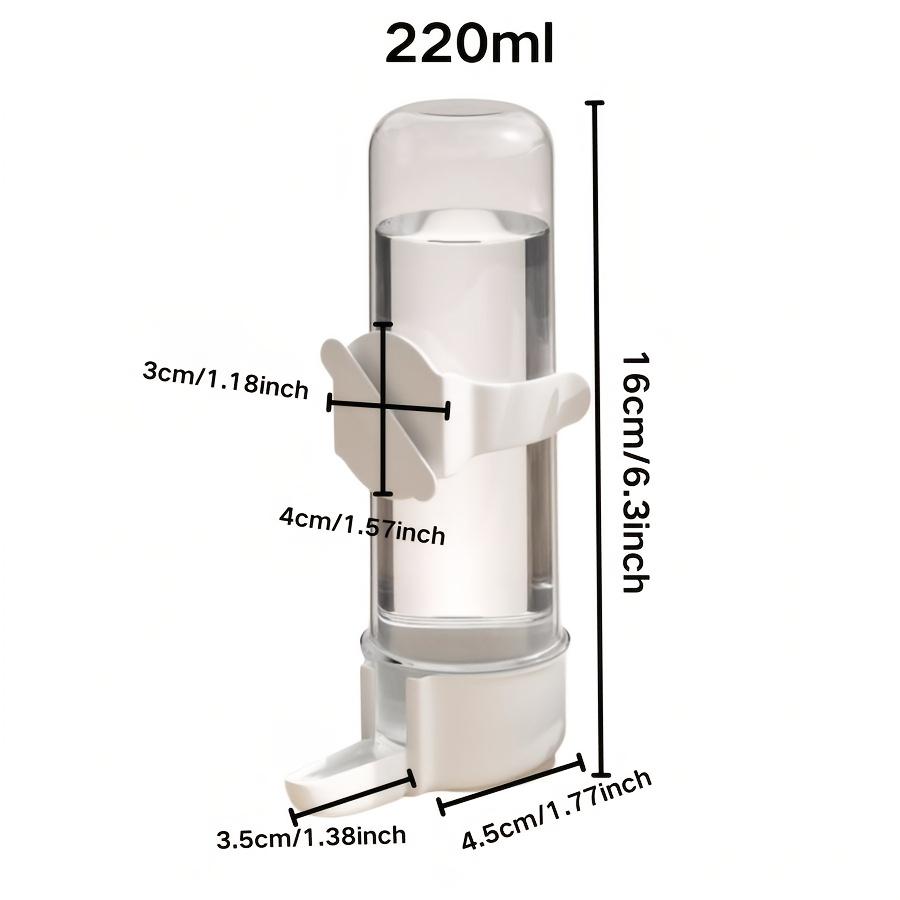 TEMU 1pc Parrot Water Dispenser And Food Box, Suitable For Horizontal And Vertical Wire Birdcages, Without Battery