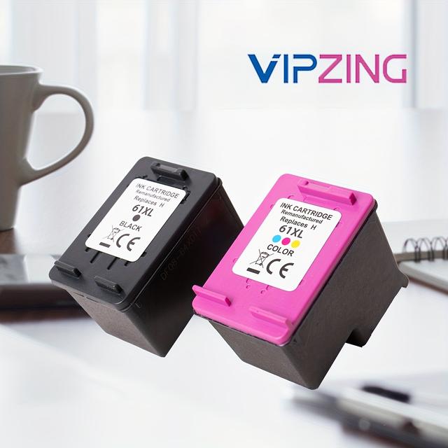 TEMU Vipzing Compatible For 61/61xl Ink Cartridge (1 Black, 1 ) -pack (1-2 Packs) - Remanufactured High- Replacement Ink Cartridges Compatible For 4500/4502/5530/ 2540/3510/ 4630 Printers - Cost