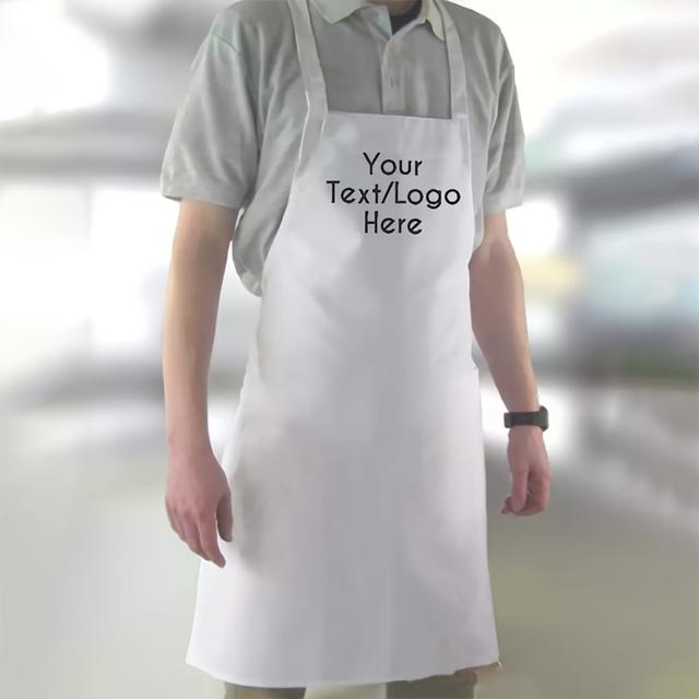 TEMU Packung mit 2 Paar individuelle Logos Familien Backschürzen, Selbstgemachte Halsbänder für den Supermarkt, Bequemes Tragen im Schönheitssalon