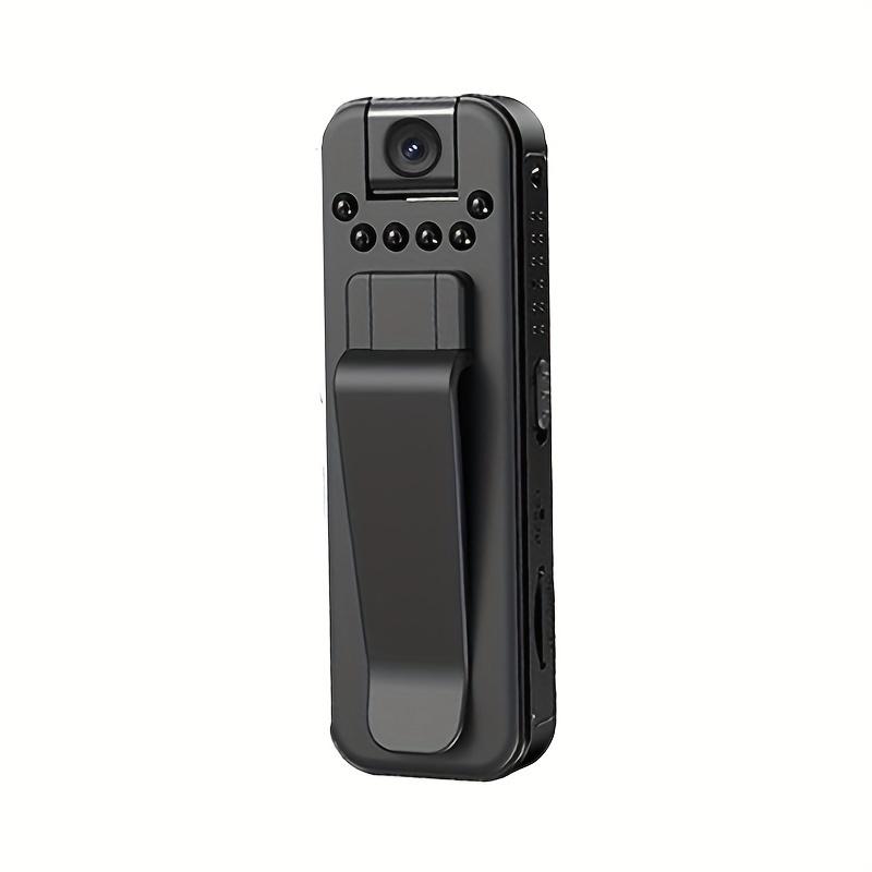 TEMU 1pc Camera 1080p Fhd Body Camera Camera Back Clip Sports Camera Wearable Camera Portable 90° Swivel Lens For Security, Indoor Recording Growth Recording Camera, Wearable Indoor Camera