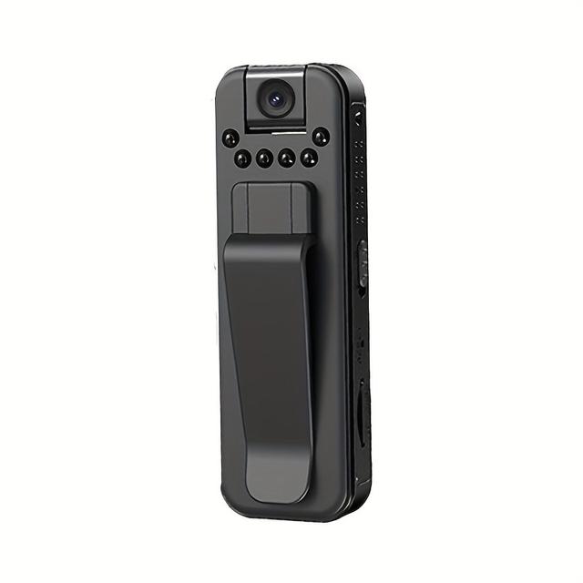 TEMU 1pc Of Camera With 1080p Fhd, Featuring A And Back Clip. This Wearable Camera Has A Portable 90° Swivel Lens, Ideal For Security And Indoor Recording, As Well As For Growth Moments.