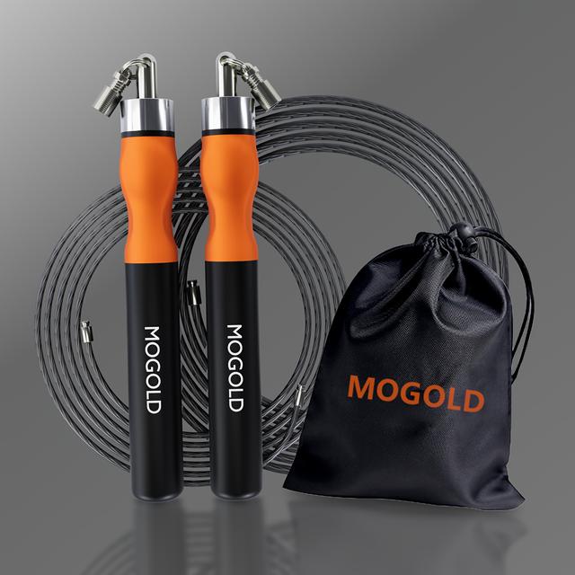 TEMU 1pc Mogold Professional Fitness Adult Racing Boxing Exercise Wire Jump Rope