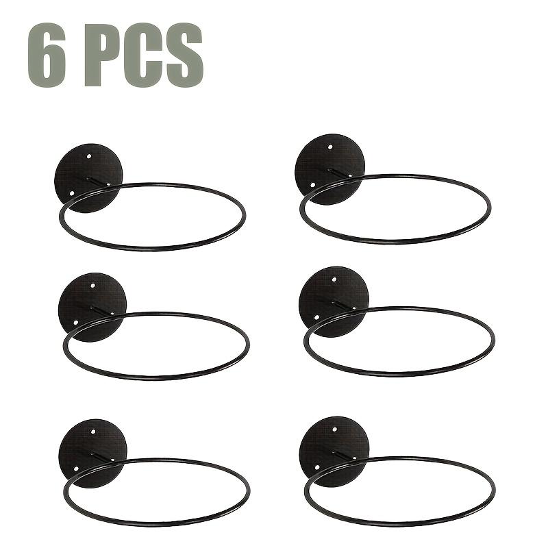 TEMU Supplies For Storing Balls, Including Racks For 2-4-6pcs, Designed For Displaying Basketballs, Footballs, Volleyballs, And Balls On A Wall-mounted Iron Rack