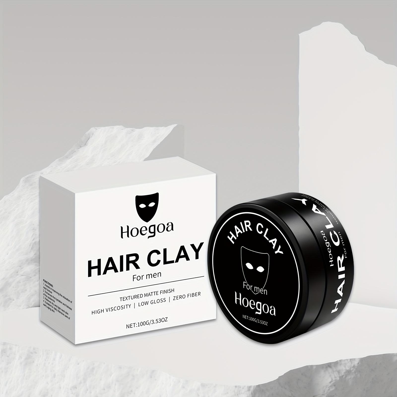 TEMU 100g Men's Styling Clay, And Matte Texture For Hair Styling And Shaping