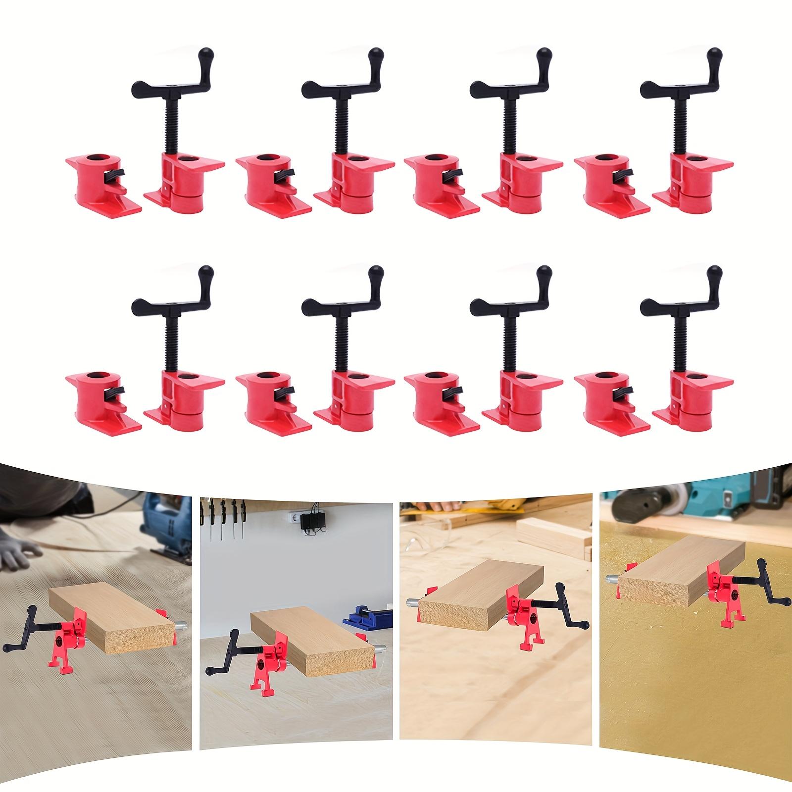 TEMU Pack Of 8 Tube Screw Clamps 3/4 Inch 26.5mm Tube Screw Clamps Body Clamp Pipe Clamps Pipe Clamps Pipe Clamps Screw Vice Quick Release Clamps And Clamps For Diy Woodworking