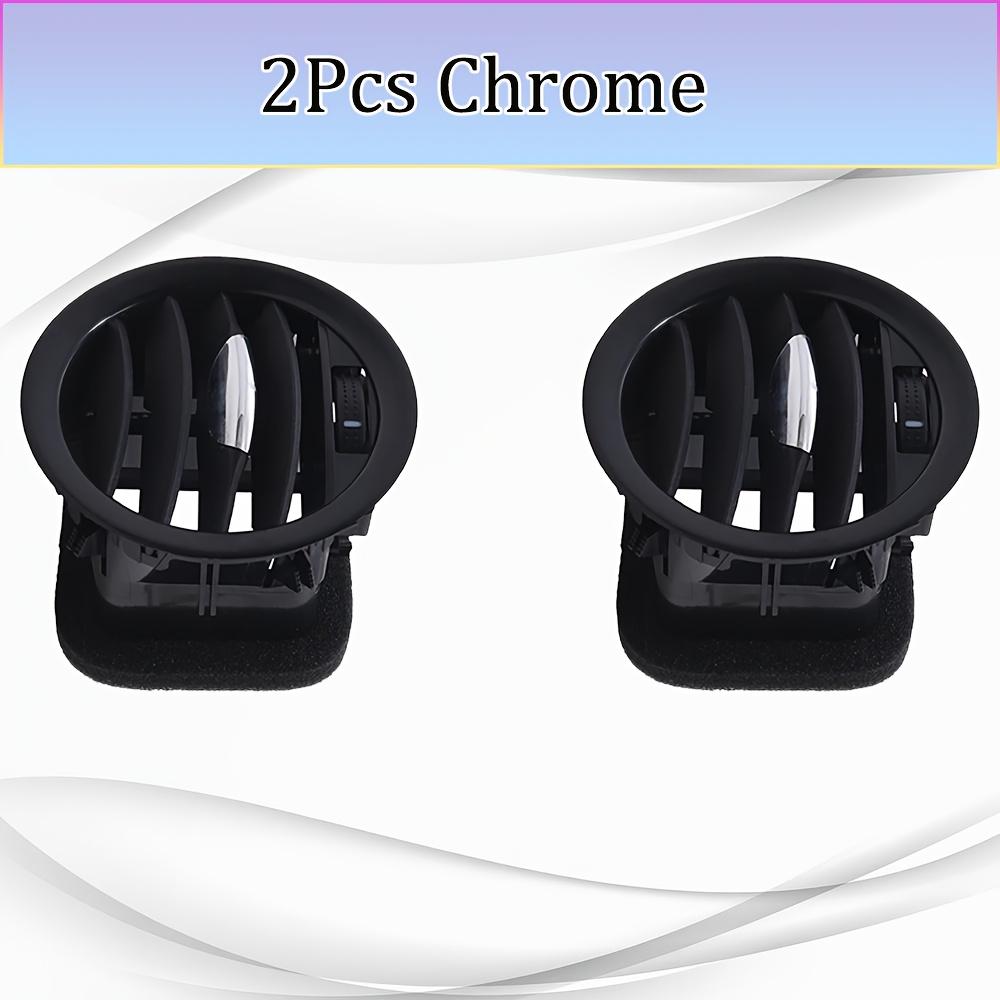 TEMU Grade de Ventilação de Ar A/C Compatível com Opel ADAM D MK3 Compatível com OEM 13417363 2201099 Cromado Prateado