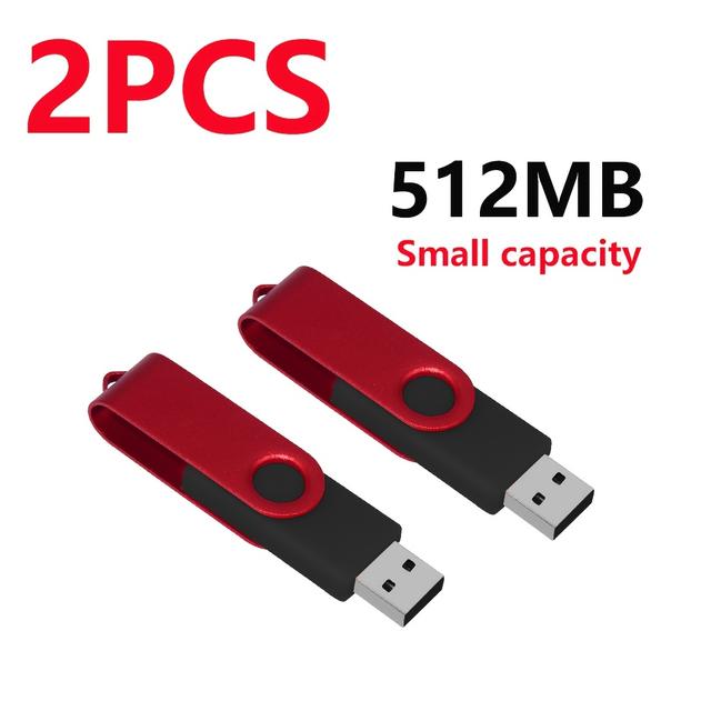TEMU 2pcs Usb Flash Drive 8gb 4gb 2gb 1gb 512mb 256mb 128mb 64mb Usb 2.0 High Speed U Disk Usb Disk Metal Pen Drive Usb Drive For Pc//mobile Phonescar Audio/game Console/audio - Store Your Files !