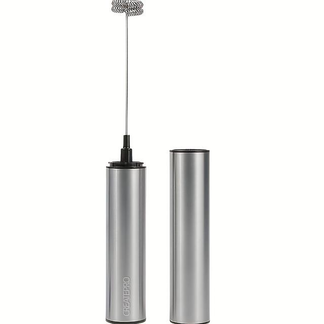 TEMU Rechargeable Stainless Steel Milk Frother 2 For Latte Cappuccino Espresso Home And Barista Use