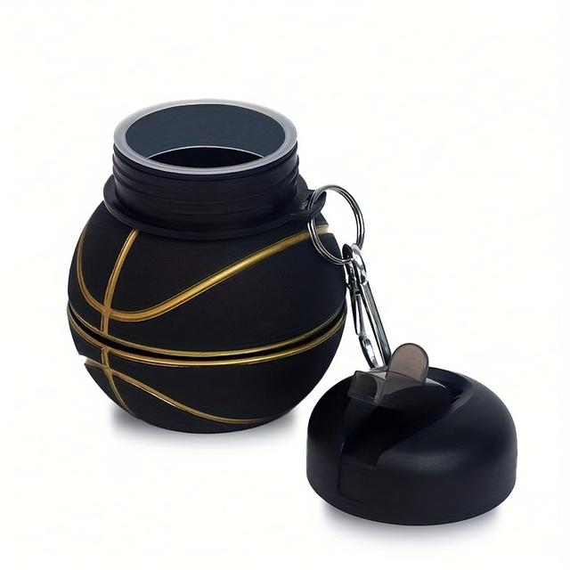 TEMU 1pc Very Interesting Basketball Cup Hung Bag Portable Foldable Black