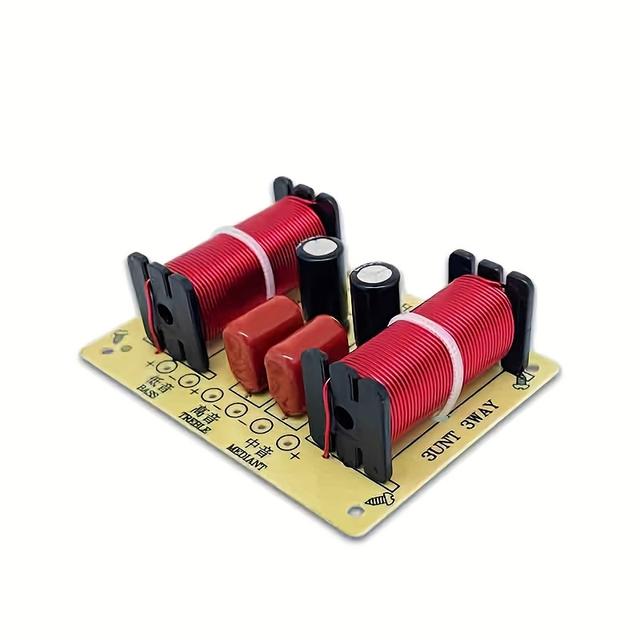 TEMU 150W Háromutas Frekvenciamodulátor, Magas, Közép és Alacsony Frekvenciájú Hangszóró Modulátor, Házimozi, Polcos Hangszóró Modulátor Frissítés