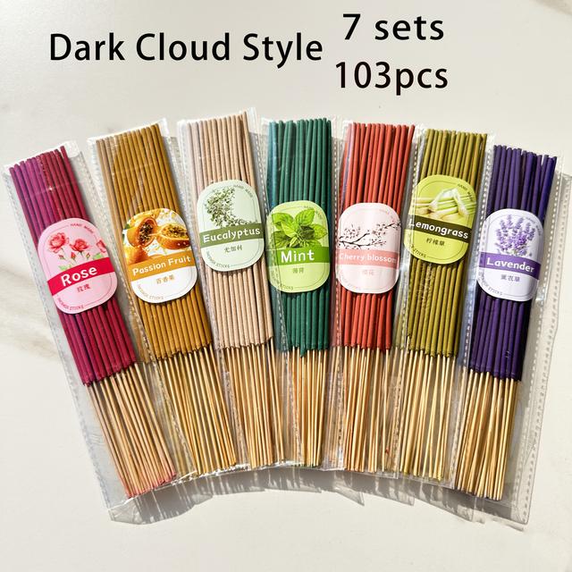 TEMU 7 Sets Of 103/136/172 Reed Diffusers, In 3 Styles (night, Day, ) With Multiple Scents: Rose, Lavender, Frankincense, Jasmine, Mint, Cherry , Vanilla, , Eucalyptus, , Ocean, Cherry, , Coconut