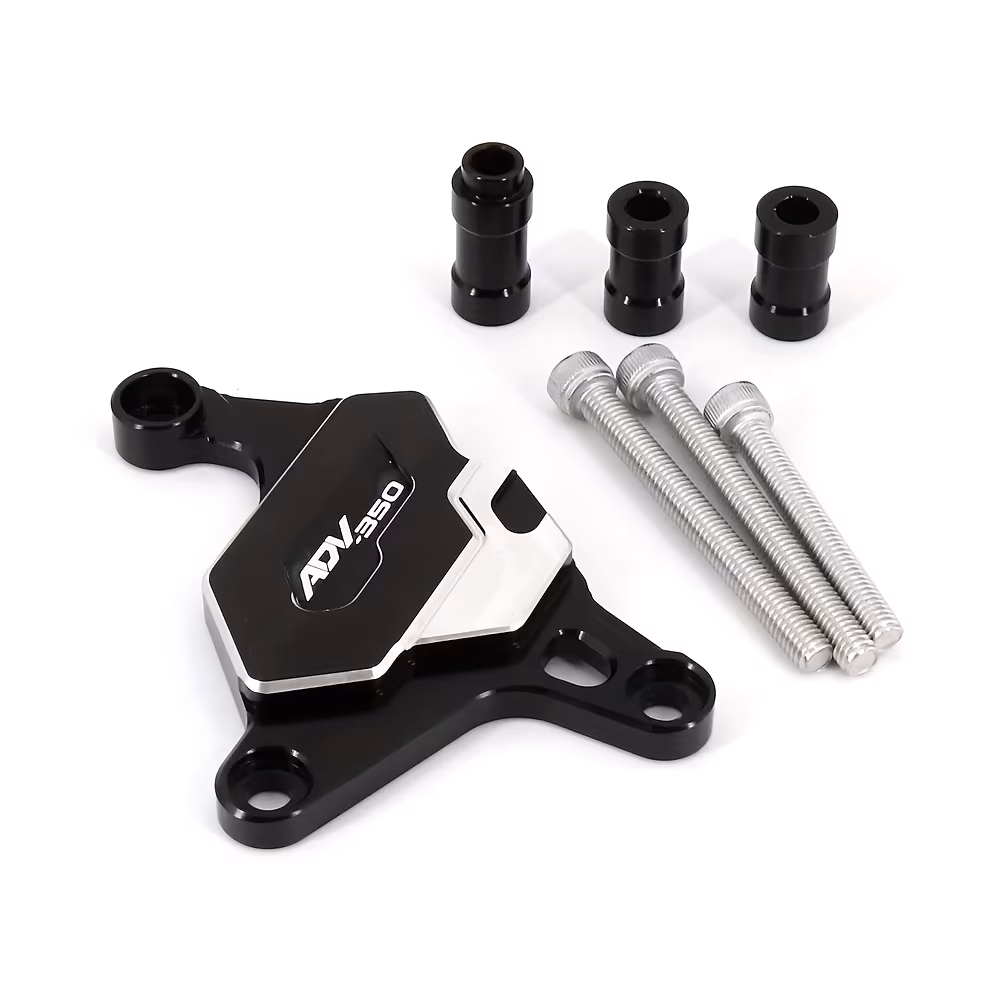 TEMU New Motorcycle Aluminum Water , Frame Protection, Radiator Cover, Decorative Cap, Accessories For Adv 350, 350 2022 2023