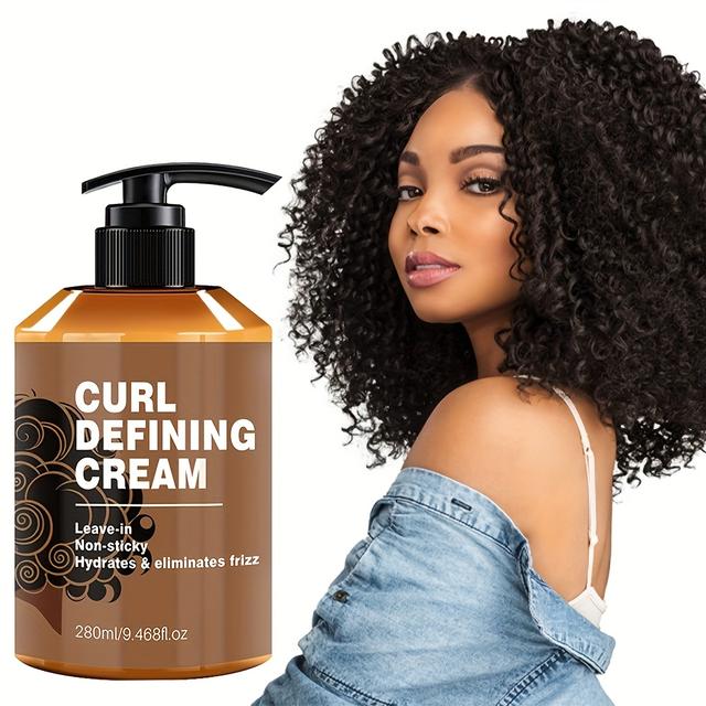 TEMU 1pc/2pcs/3pcs Defining Cream, Moroccan Argan Oil For Long-lasting Control, Elastic Curls, And Lasting Hold. Suitable For Wavy And Curly Hair, Ideal For Both Men And Women