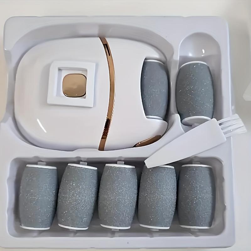 TEMU Equipped With 6 Replacement Heads, Usb-powered, Featuring An Ergonomic For Comfortable Use. ,for Toenail& Foot Clean