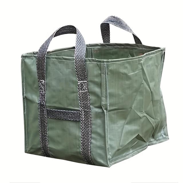 TEMU Gartenmüllbeutel für feuchtigkeitsbeständige Lagerung, PP Laubsammlungsbeutel, faltbare Rasen-Organisationsbeutel.
