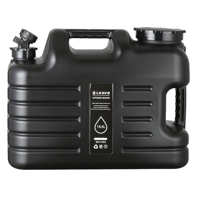 TEMU 18,5L venkovní kempingový zásobník na vodu s kohoutkem, přenosná nádrž na vodu pro vozidla, vhodná pro čistou minerální pitnou vodu