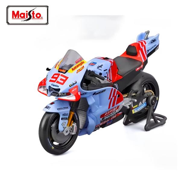 TEMU Maisto 1:18 Moto Gp #93 And #73 | Alloy Motorcycle Model Collection Gift Toy, Weather Resistant, Push Operation