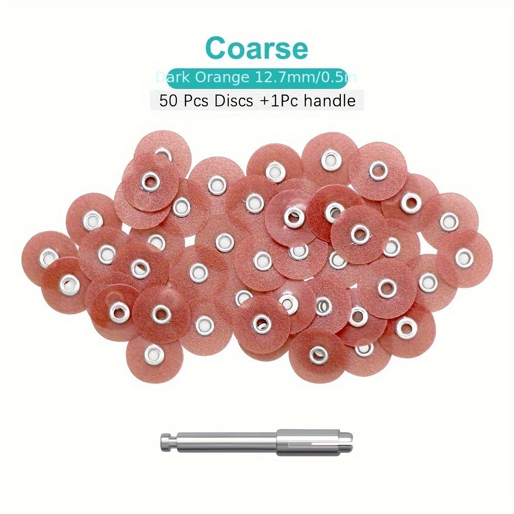 TEMU 51pcs Of Ultra-thin Composite Polishing Discs With (9.5mm/12.7mm) And 4 Grit Options - Suitable For Polishing And Finishing Jade, Ceramics, And Glass