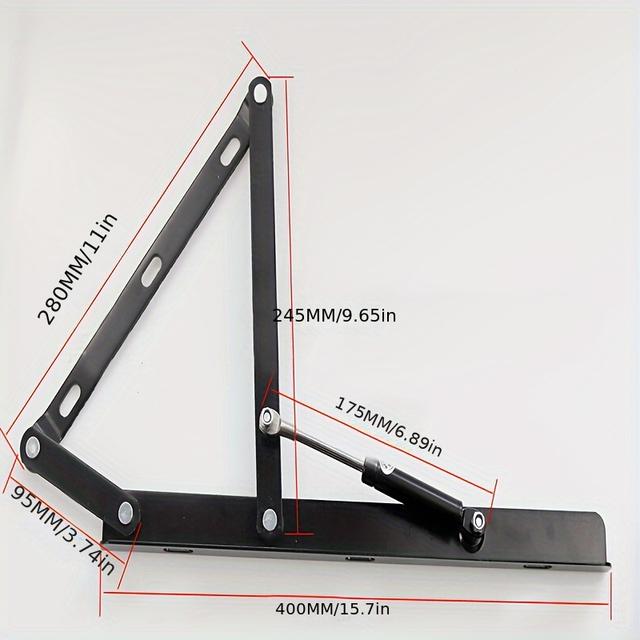 TEMU de cama tipo sofá con varilla hidráulica elevadora, varilla de soporte Tatami, cama de posición , de cama con varilla de presión de aire, dispositivo elevador de cama tipo