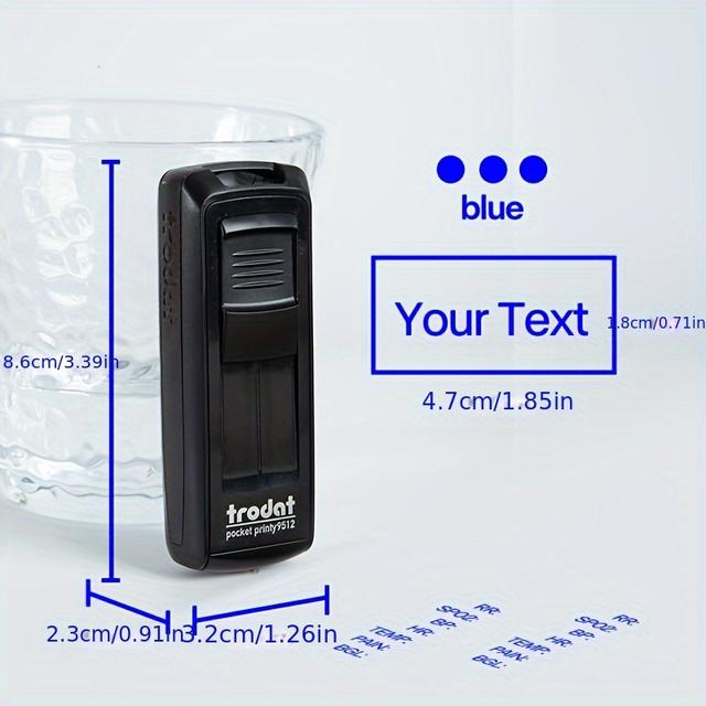 TEMU Personalized Custom Doctor, Lawyer, Nurse Specific Seal, Personal Name Seal, Phone Address Seal, Doctor, Lawyer, Nurse Specific Seal, Pocket Seal, Convenient To Carry Seal, Large Size 1.8 * 4.7cm