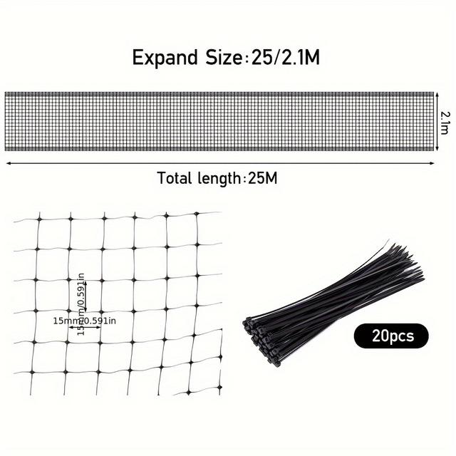 TEMU 5-25m Stretching Net Uk