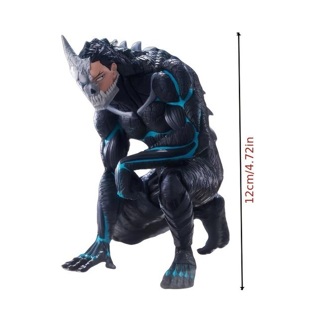 TEMU 1pc Squatting Orc Pvc Doll, Suitable For Computer Desktop. Indoor And Outdoor Decoration, Valentine's Day Gift, For Anime Lovers