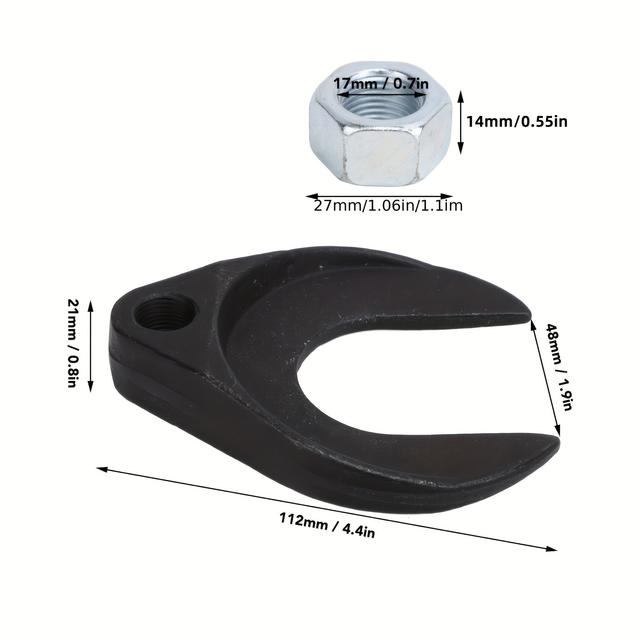 TEMU 48mm Cv Joint Removal Tool - Made Of Durable Carbon Steel, Suitable For Most Vehicles, Compatible With Slide , Convenient For Front-wheel Drive Disassembly