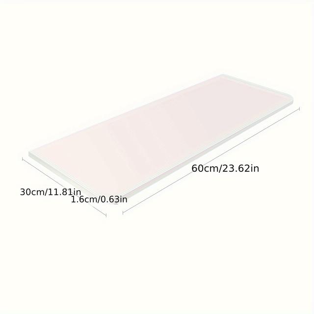 TEMU Space-saving Wall-mounted Prep Table - 60x30cm Kitchen Workstation With Easy- | Multi-functional Flip-up Desk For Living Room/bedroom ()