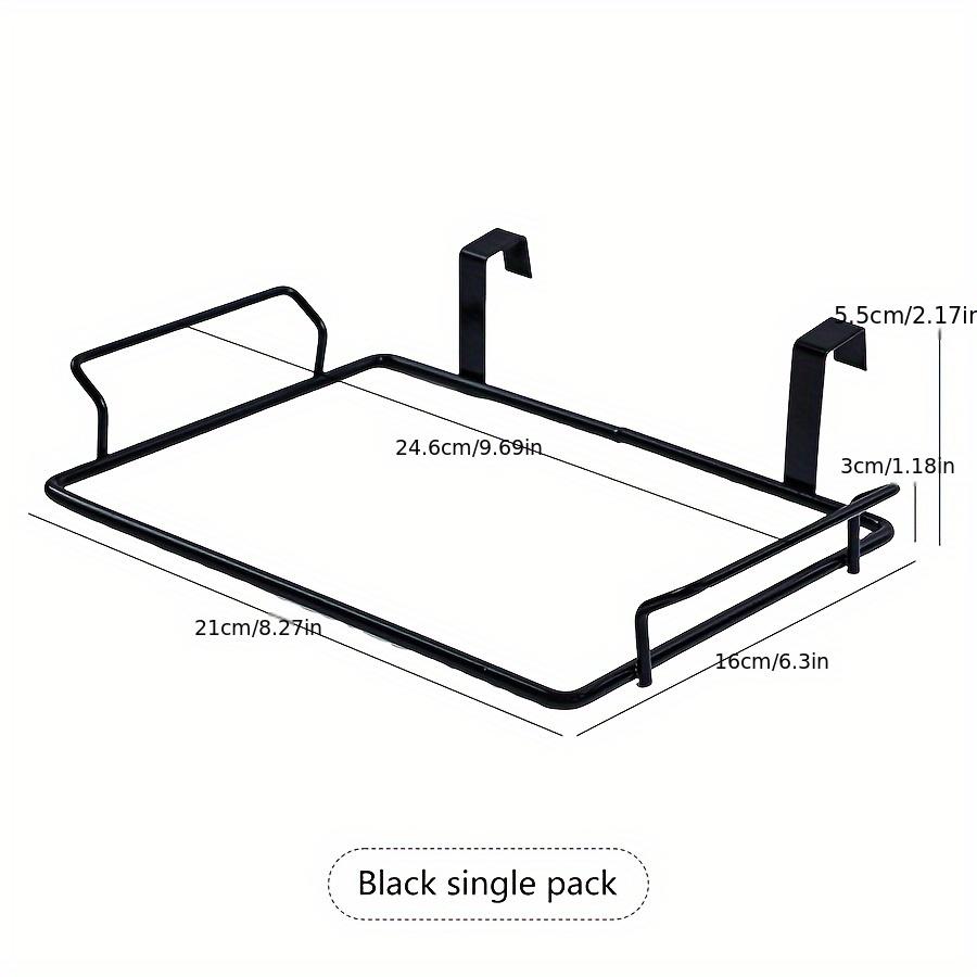 TEMU Sturdy Iron Kitchen Garbage Bag Holder Hook, Large-diameter, Durable, On Cabinet Doors, Floating Shelves