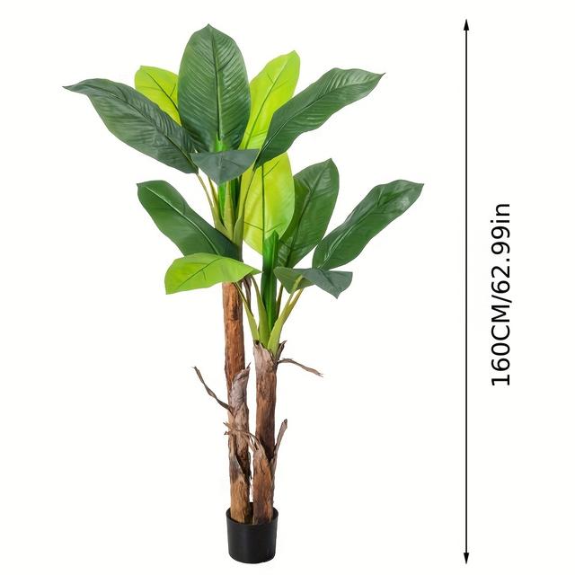 TEMU Große künstliche Bananenbäume für die Innendekoration.