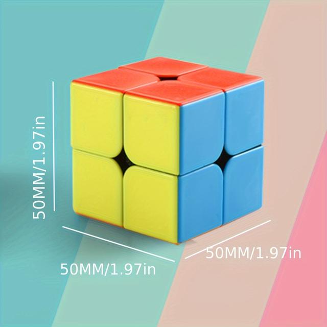 TEMU Solid Color 2x2 3x3 4x4 5x5 Pyramid Cube Puzzle Toy For Educational Toy, Brain Teaser Professional Smooth Gift