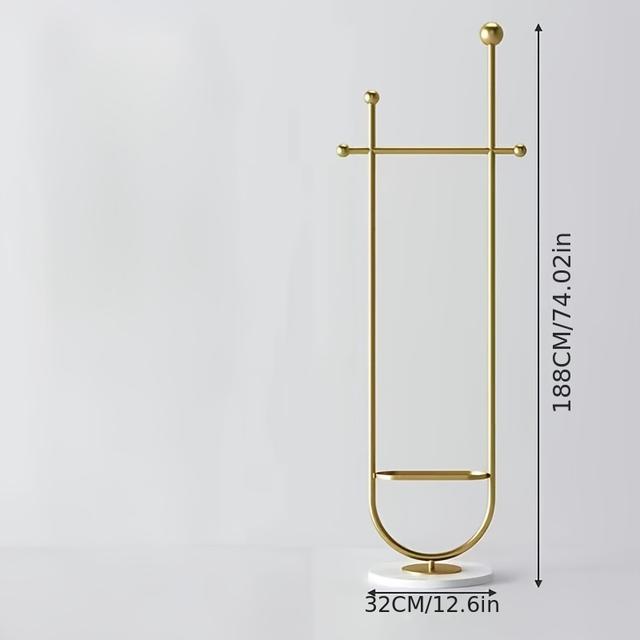 TEMU 1 Percha, de pie, para puerta, para sombreros, fácil de colgar en el hogar, lujo , celebridad de internet, perchero para colgar ropa