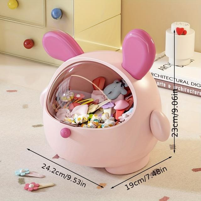 TEMU Creative Dunden Dog Desktop Storage Box Key Entrance Decorative Room Storage Dustproof Trash Can For Halloween And Christmas