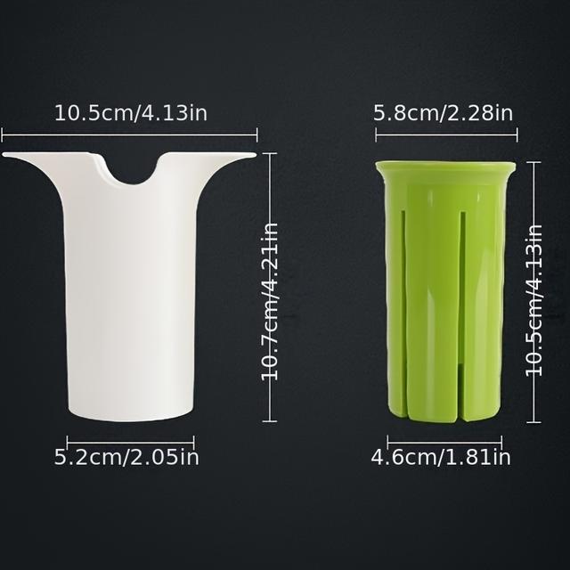 TEMU Versatile Manual Vegetable Chopper - Perfect For , Carrots & More - Durable Abs Kitchen Gadget