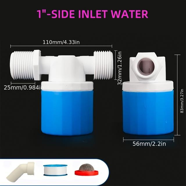 TEMU Automatic Water Level Control Float Ball Valve, Automatically Close The Micro Float Ball Valve, No Power Automatic Water Level Controller, Suitable For Water Tanks And Water Towers