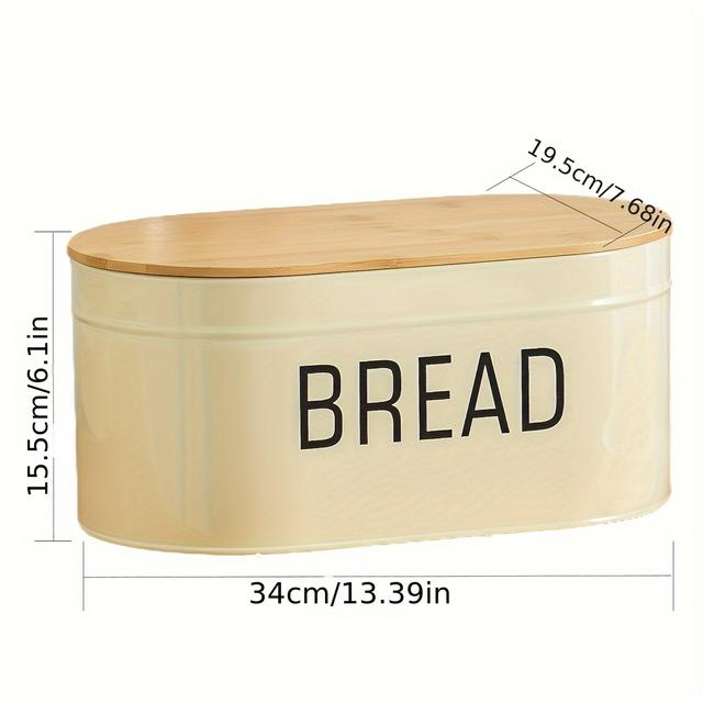 TEMU 1 pieza para encimera de cocina, con de tabla de cortar, , grande, , estante de pan para encimera de cocina