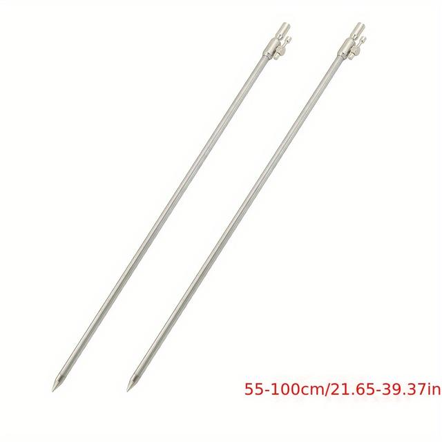 TEMU Підставка для вудилища для ловлі коропа, берегові для риболовлі, підходить для сигналізатора покльовки