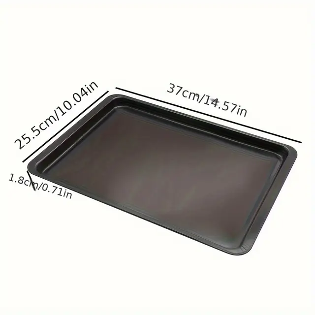 TEMU Tabuleiro Retangular Grande Antiaderente para Cozinhar em Casa, Ideal para Pão e