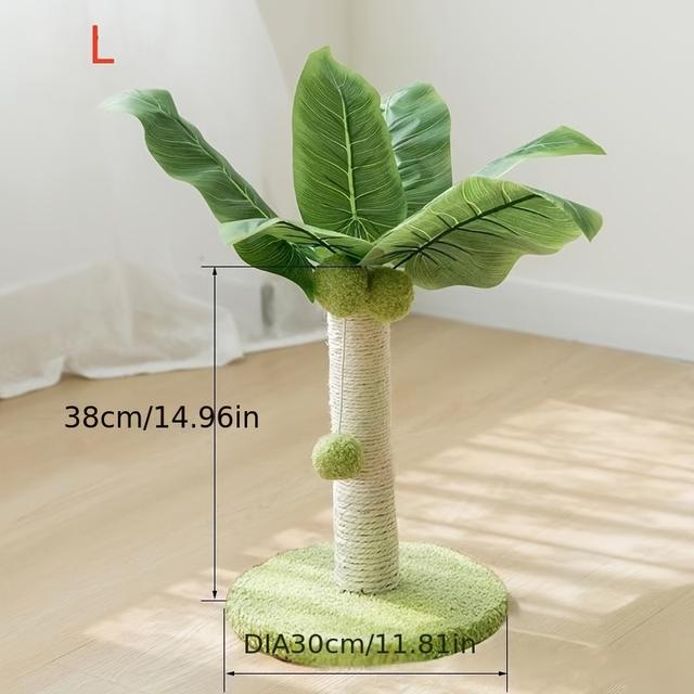 TEMU Rascador para Gatos con Colgante y Diseño de - Adecuado para Todas , Tabla de Rascado, Mueble que Adoran, Vale