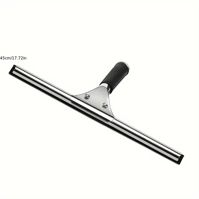 TEMU Raspador de Vidrio para Limpieza, Escobilla Niveladora 25 35 45cm con Cuchillas y Goma - Herramienta Ideal Para Baño Dúchase Hogar Auto