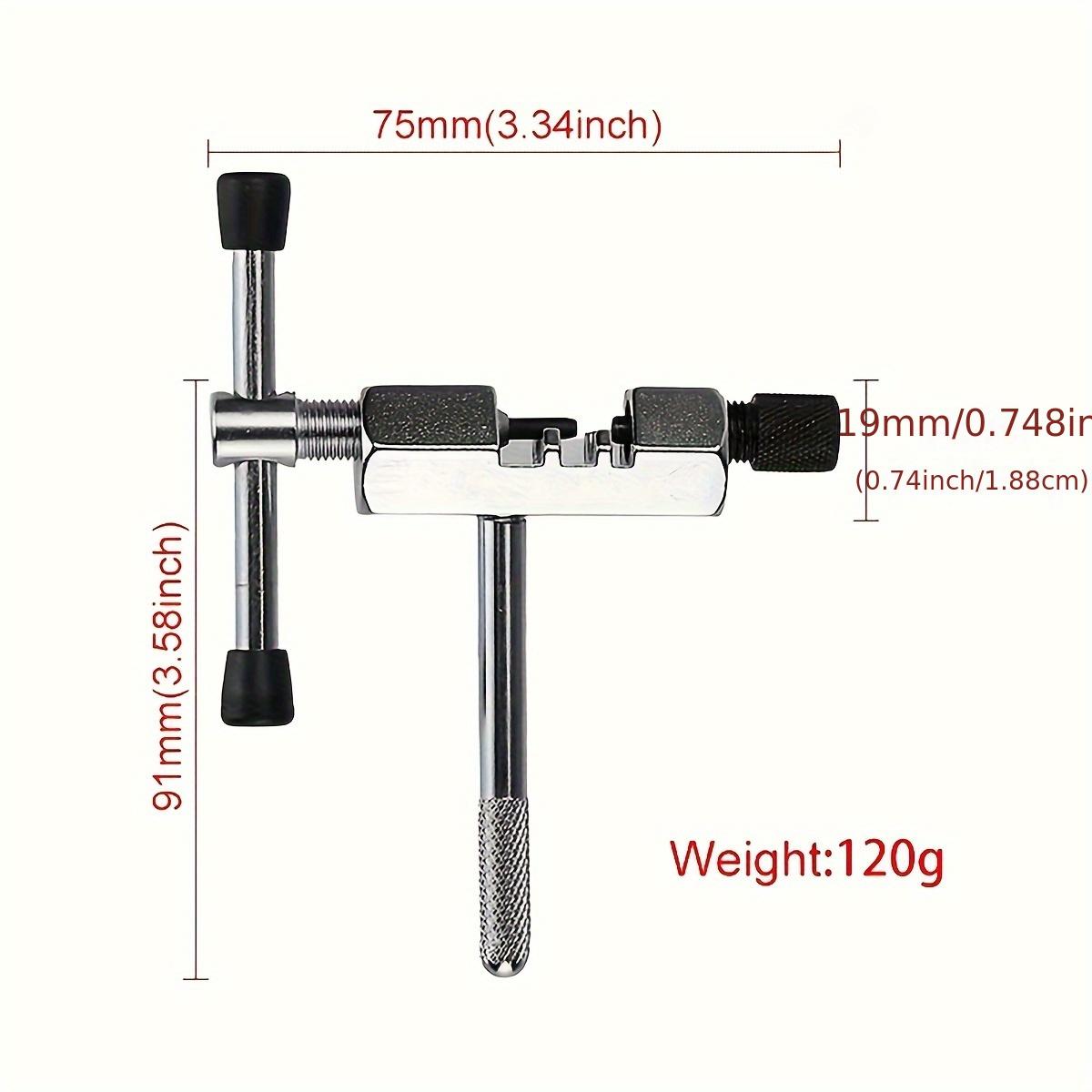TEMU Mountain Bike Chain Breaker, Single-speed Chainsaw Cutter And Repair Tool, Bicycle Chain Maintenance, Accessories, Easytouse Breaker, , Build, Chain , Enthusiasts, Bike Mechanics