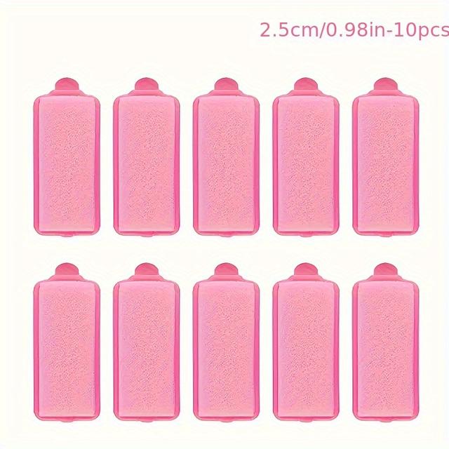 TEMU Set med 10 stora, mjuka hårspolar i skum för DIY-styling - för kvinnor för att uppnå vackra lockar och vågor