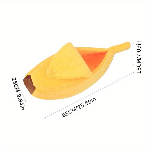 TEMU de , de invierno, anti-frío, diseño de mono para cama de mascotas, desmontable, semi-cerrada, para todas , material de poliéster con relleno de fibra de poliéster, adecuada para gatos de 3,5 kg