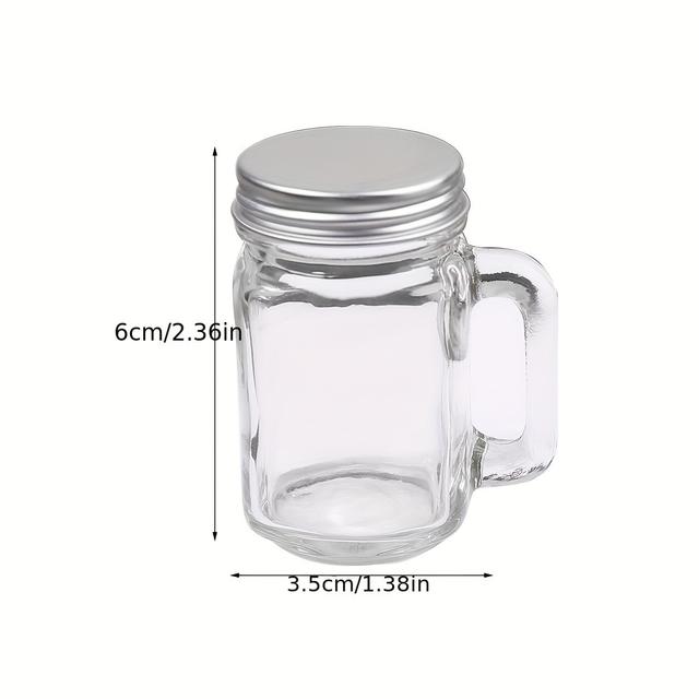 TEMU Kompakt mini üveg tollmosó csésze fedéllel: Tökéletes manikűr eszközökhöz és körömgondozási kiegészítőkhöz