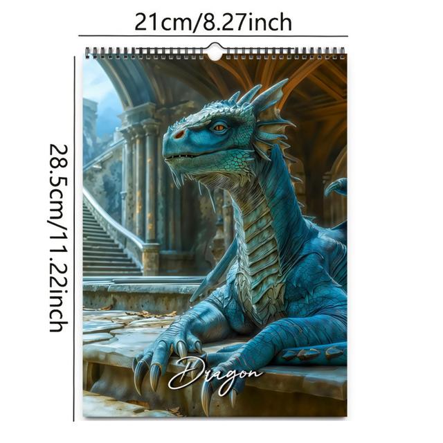 TEMU A New Calendar For 2026, Vibrant Colors Calendar Easy To Hang Great For Planning And Decor, Large For Home Office Decor, Ideal Gift For New Year